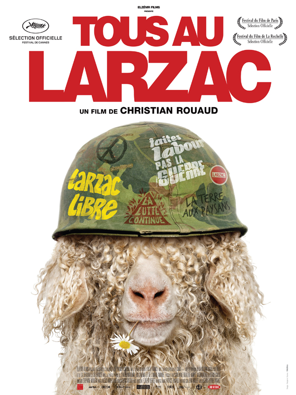 Tous au Larzac. Affiche du film de Christian Rouaud