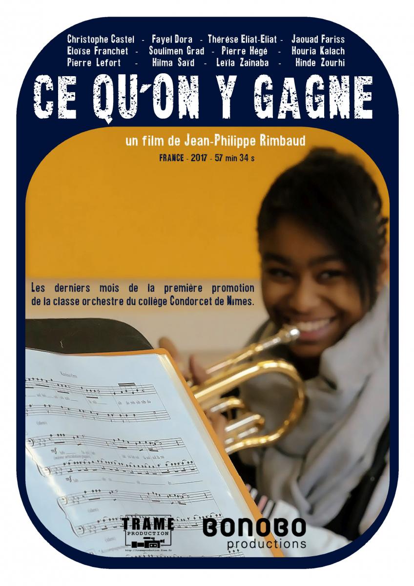 Ce qu'on y gagne. Affiche du film de Jean-Philippe Rimbaud