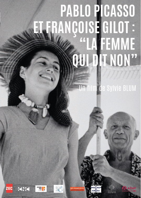 Affiche du film - Pablo Picasso et Françoise Gilot « la femme qui dit non » de Sylvie Blum et Annie Maïllis © 2021 Les films d'ici Méditerranée