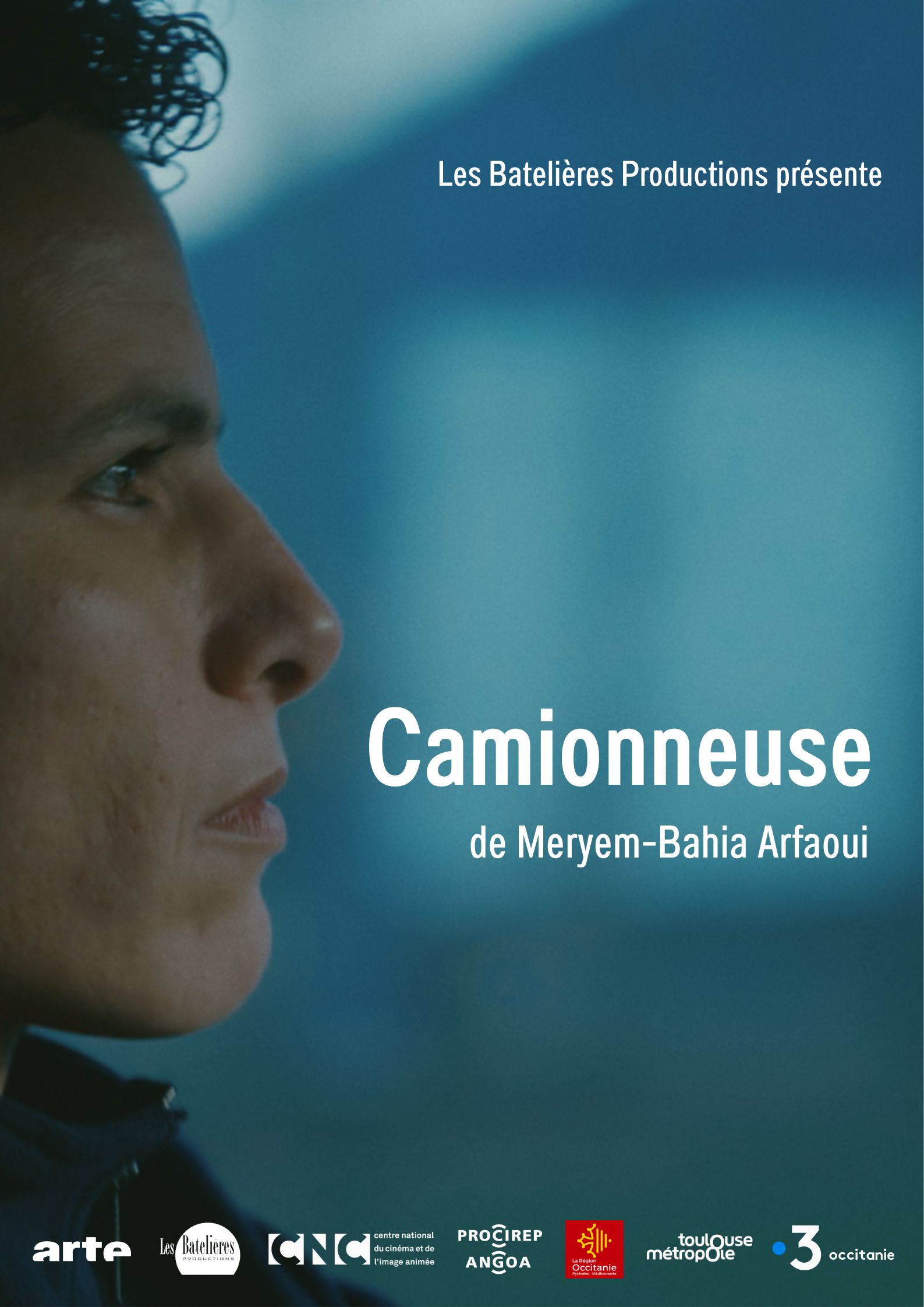 Affiche de film - Camionneuse de Meryem-Bahia Arfaoui © 2024 - Les Batelières Productions