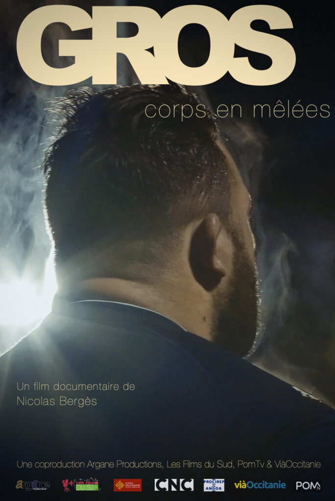 Affiche du film -Gros, corps en mêlées © 2025 Argane Production