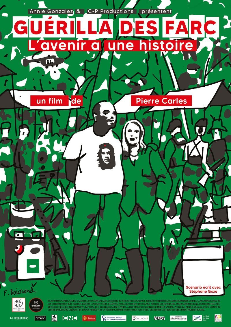 Affiche du film - Guérilla des Farc de Pierre Carles © 2024 CP Productions