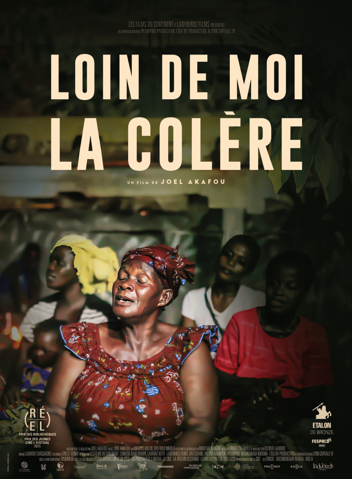 Affiche de film - Loin de moi la colère de Joël Akafou © 2025 Ladybirds Films