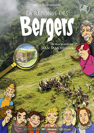 Affiche du film - La réponse des bergers de Jean Samouillan © 2024 Aktis Production