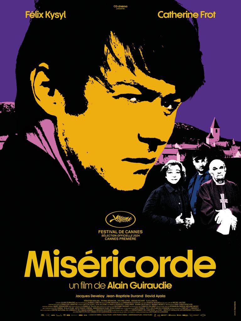 Affiche du film - Miséricorde de Alain Guiraudie © 2024 CG Films I Les films du losange