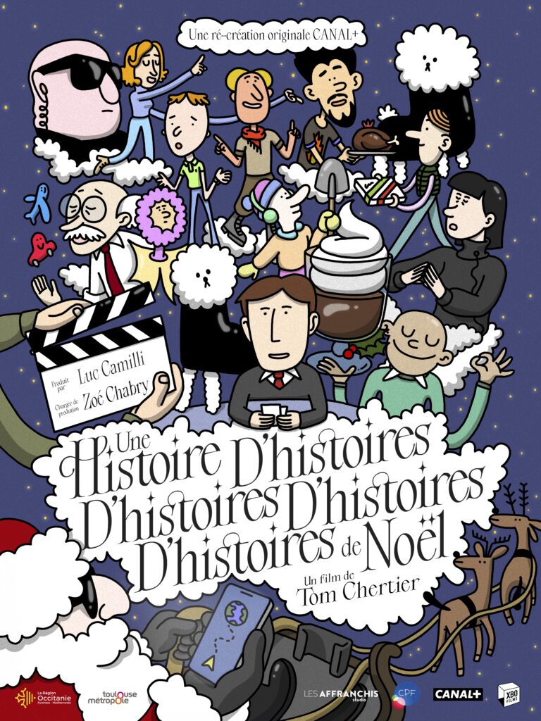 Affiche du film - Une histoire d’histoires d’histoires d’histoires d’histoires de Noël de Tom Chertier © 2023 XBO films