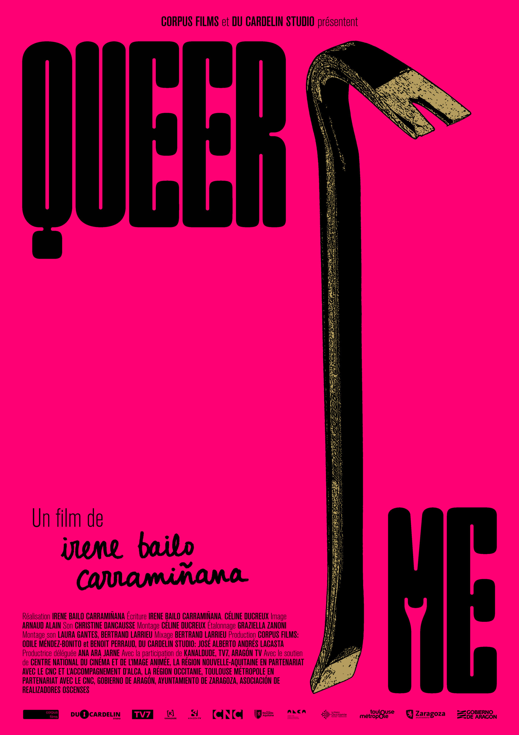 Affiche du film - Queer me de Céline Ducreux © 2025. Corpus Films I Du Cardelin Studio