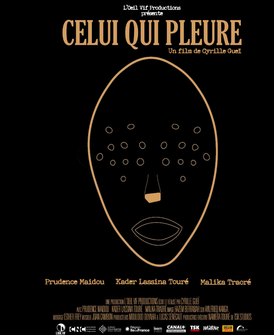 Affiche du film - Celui qui pleure de Cyrille Guei © 2025 L'oeil vif Productions