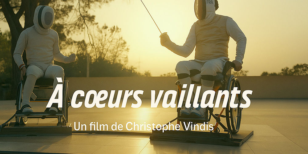 Affiche du film - À coeurs vaillants de Christophe Vindis © 2025 ANOKI