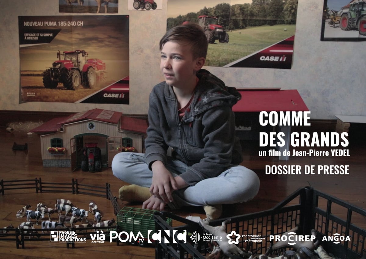 Affiche du film - Comme des grands de Jean-Pierre Vedel © 2025 Pages et Images