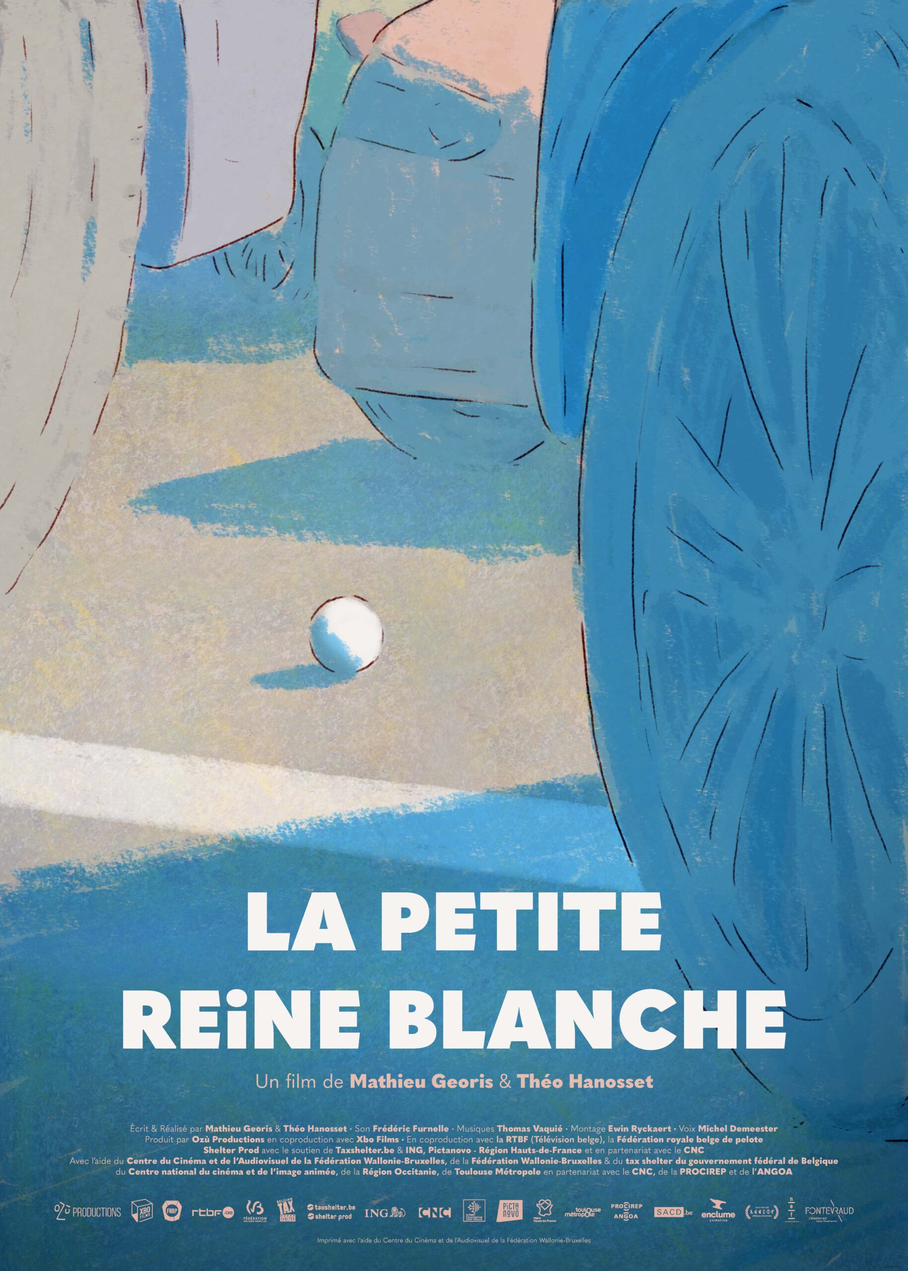 Affiche du film - La Petite Reine Blanche de Mathieu Georis et Théo Hanosset ©XBO Films