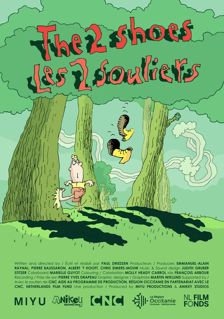 Affiche du film - Les 2 souliers de Paul Driessen © 2020 Miyu Productions
